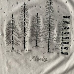 Alaska Graphic Women's Top - White